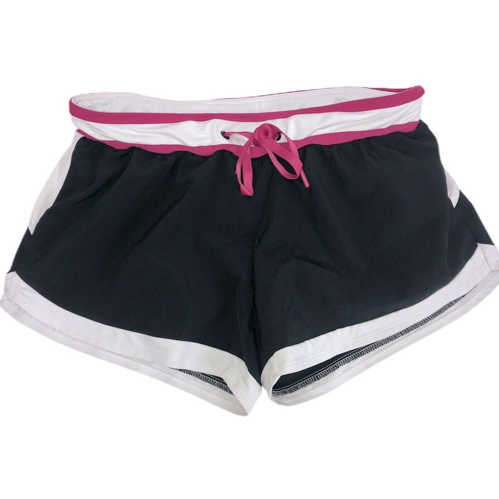 Fabletics Running Shorts Black Pink Medium (M)